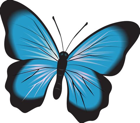 Butterfly Blue Clip Art Free Image On Pixabay