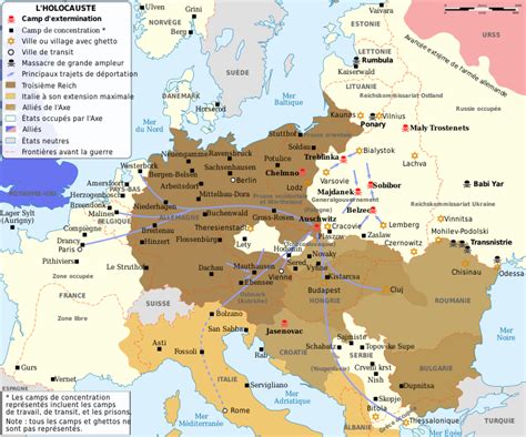 Fileww2 Holocaust Europe Map Frsvg