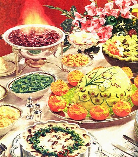 When it comes to christmas dinner, there are almost as many varieties as there are cultures. Be Inspired: 1960's Christmas Dinner - A Vintage Nerd
