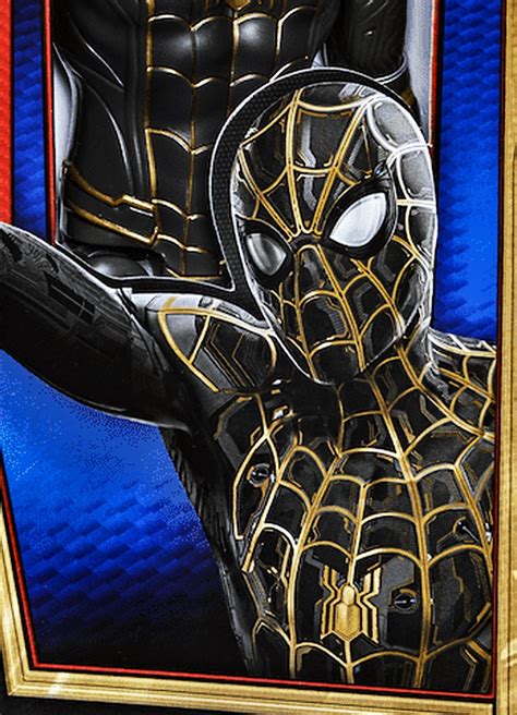 Spider Man 3 Tom Hollands New Gold And Black Suit Unveiled By Official