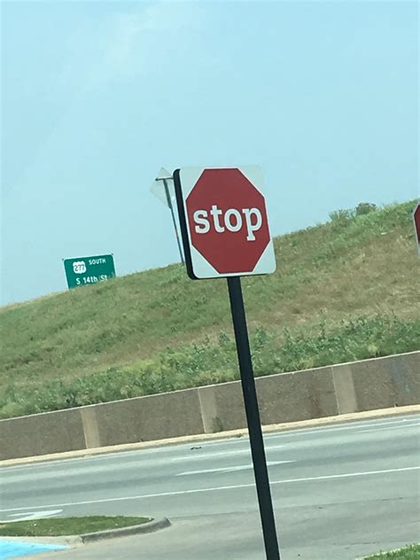 This Square Stop Sign Mildlyinteresting