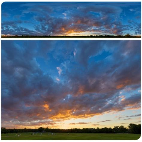360 Hdri Panorama Of Golden Sunset In High 30k 15k Or 4k Resolution