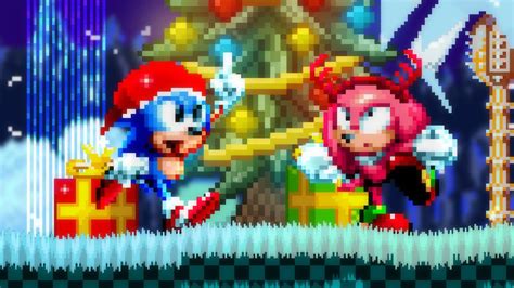 Sonic Mania The Christmas Dlc Youtube