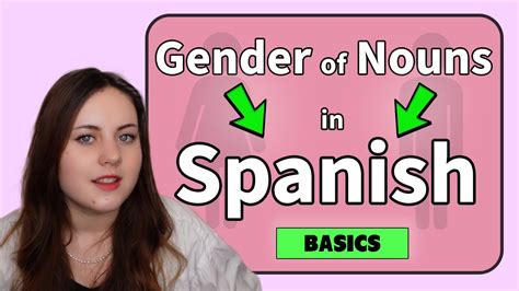 Learn Spanish Grammar Gender Of Nouns In Spanish El La Un Una For Beginner Youtube