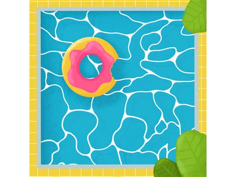 Swimming Pool An Illustrated  By Quinn Vu On Dribbble