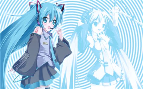 Hatsune Miku Anime Girl Blue Hd Wallpaper