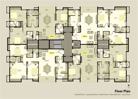 Krc Dakshin Chitra Luxury Apartments Floorplan Jhmrad 81363