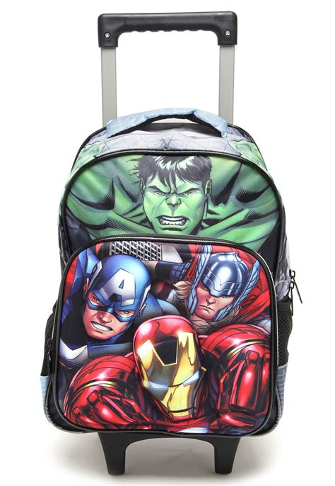 Mochila De Rodinhas Xeryus Avengers Elite 16 Preta Compre Agora