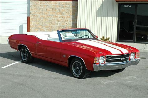 1971 Chevrolet Chevelle Ss 454 Convertible Front 34 75401