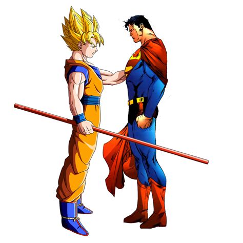 Goku And Superman Render By Jayc79 On Deviantart