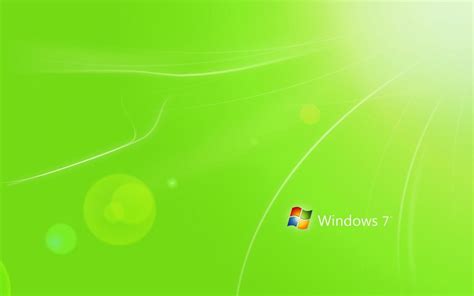Hd Wallpapers Windows 7 Default Wallpapers Green Wallpaper Green