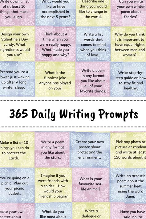 365 Daily Writing Prompts For 2nd Grade Students Imagine Forest ️