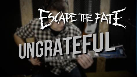 Escape The Fate Ungrateful 2020 Guitar Cover Every Day 72 Youtube
