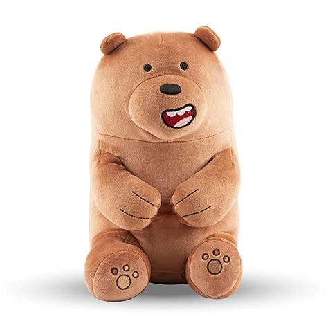 Buy Miniso We Bare Bears Lovely Sitting Stuffed Plush Grizzly Stuffed