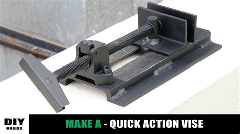 Make A Metal Drill Press Vise Diy Homemade Drill Vise Diy Youtube