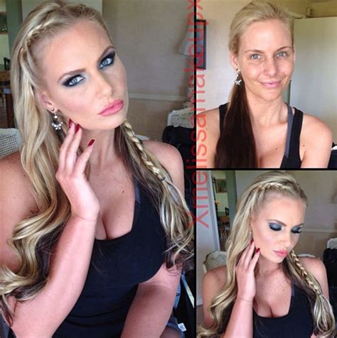 Porn Stars Before And After Their Makeup Makeover Part 2