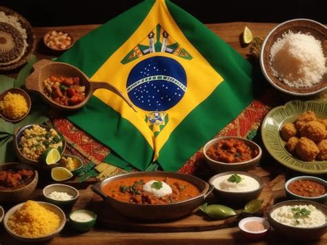 Premium Ai Image Exploring The Vibrant Flavors Of Brazils Gastronomy
