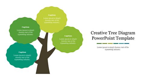 Free Creative Tree Diagram Ppt Template Google Slides