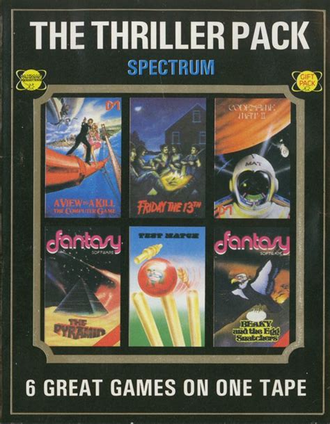 The Thriller Pack 1987 Mobygames