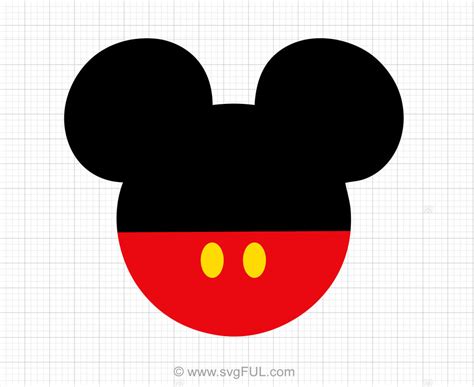 Mickey Mouse Head Silhouette Svg Free - 99+ Best Free SVG File