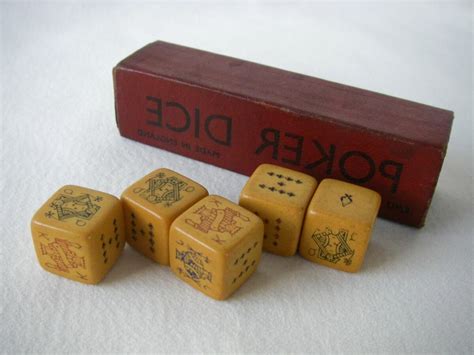 Depending on how people adapt rules, you might know it as 5,000. Antique Poker Dice for sale in UK | View 50 bargains