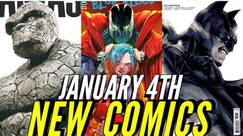 New Comic Books Releasing January 4th 2023 Marvel Comics And Dc Comics