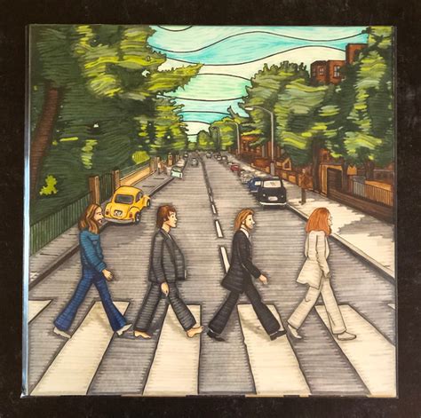 The Beatles Abbey Road Original Album Cover Art Plus Album Etsy