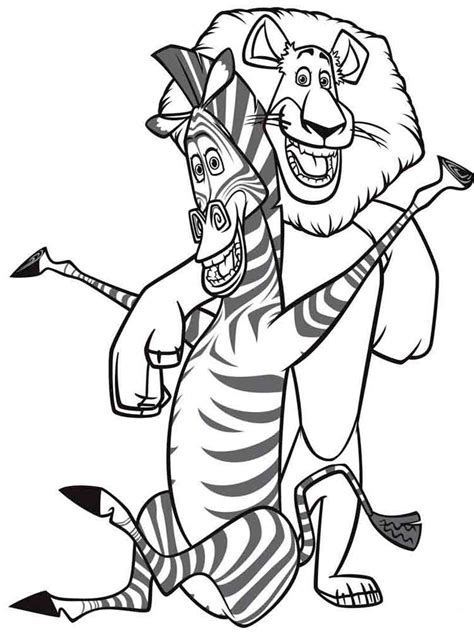 The best printable coloring pages on the web. Madagascar coloring pages. Download and print Madagascar ...