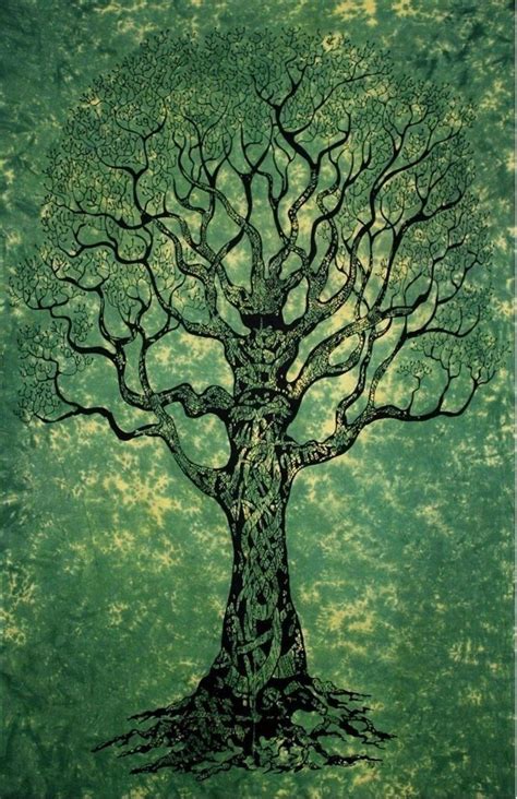 Tree Roots Exposed Bohemian Tapestry Tree Of Life Tapestry Nature