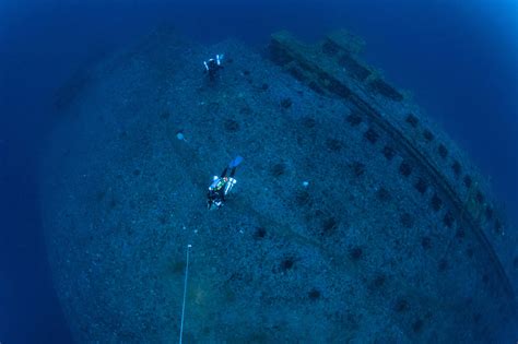 Diver Captures Haunting Images Of Titanics Sunken Sister Ship