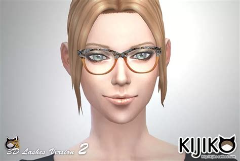Sims 4 Ccs The Best New Eyelashes By Kijiko 389