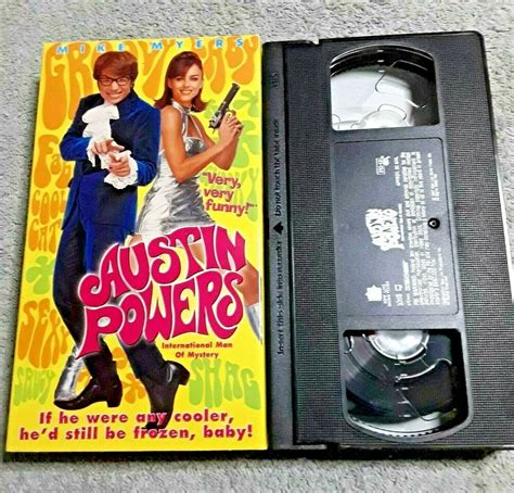 austin powers mike myers vhs video international man of mystery eliabeth hurley international