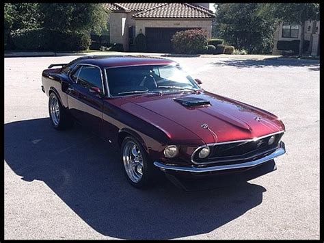 1969 Ford Mustang Fastback Maroon My Dream Garage Pinterest