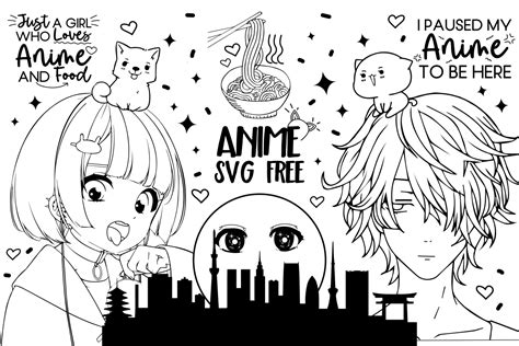 Anime Svg Free Graphic By Free Graphic Bundles · Creative Fabrica