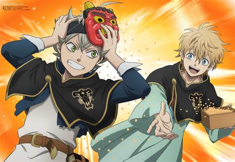 Black Clover Poster Visual Asta And Luck Blackclover