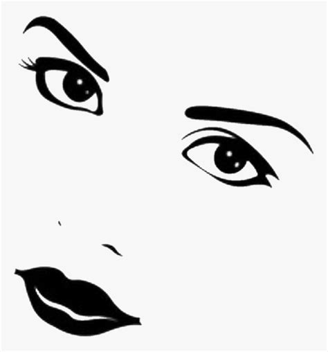 Eye Eyes Girl Sexy Eyebrows Eyes And Lips Clipart Hd Png