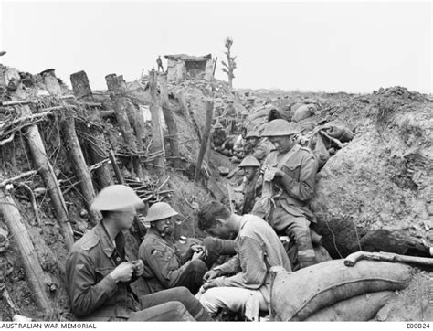 Members Of The 51st Battalion 4th Australian Division In Reserve