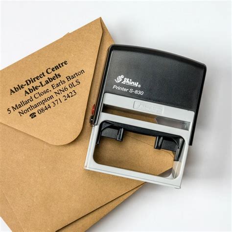 Large Rubber Stamp By Able Labels