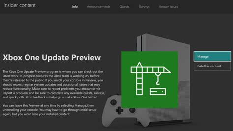 Xbox One Preview Alpha Ring 1911 System Update 191021 1917 Oct 23