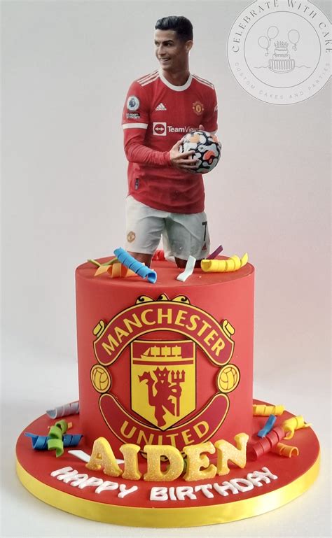 Manchester United Featuring Christiano Ronaldo Cake