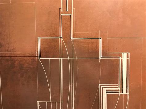 Peter J Carter Mid 20th Century Geometric Abstract Oil
