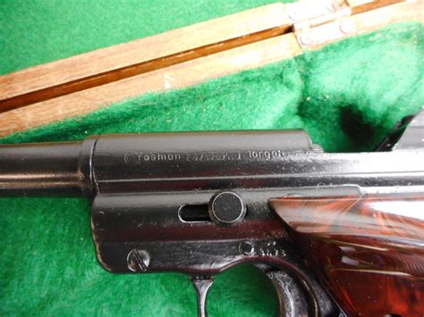 Crosman Mki Target Pistol With Wooden Case Switzers Auction