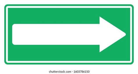 Emergency Exit Right Escape Route Signs Stock Vector Royalty Free