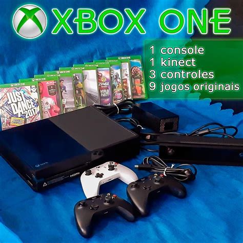 Microsoft Xbox One Fat Kinect 500gb Standard Cor Preto Mercado Livre