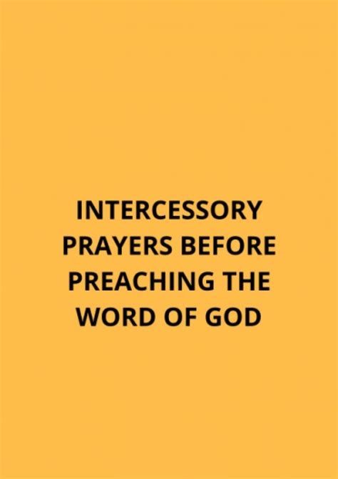 Intercessory Prayer In 2020 Word Of God Deliverance Prayers Prayers