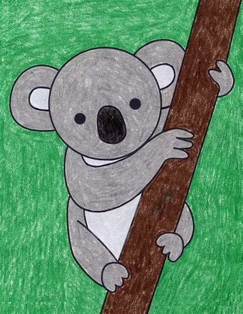How To Draw A Koala Step By Step Easy Drawing Guides Drawing Howtos