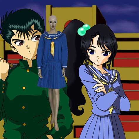 Yu Yu Hakusho Keiko Yukimura Cosplay Kostuum Carnaval Cosplay Madenl