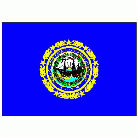 Nh Flag State Of New Hampshire Flag Ultimate Flags