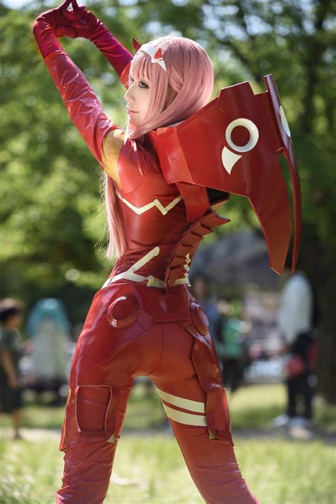 character zero two from darling in the franxx cosplay anime cute cosplay kawaii cosplay