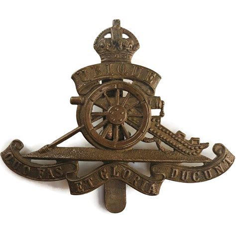 Original Ww1 Royal Artillery Regiment Cap Badge Ke18 Ebay